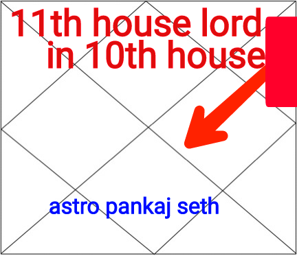 11th House Lord In Tenth House
