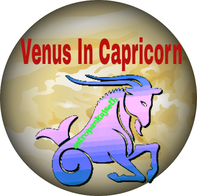 Venus In Capricorn Sign