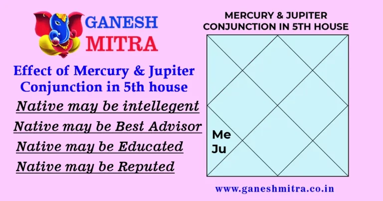 effect of Jupiter & Mercury in 5th house