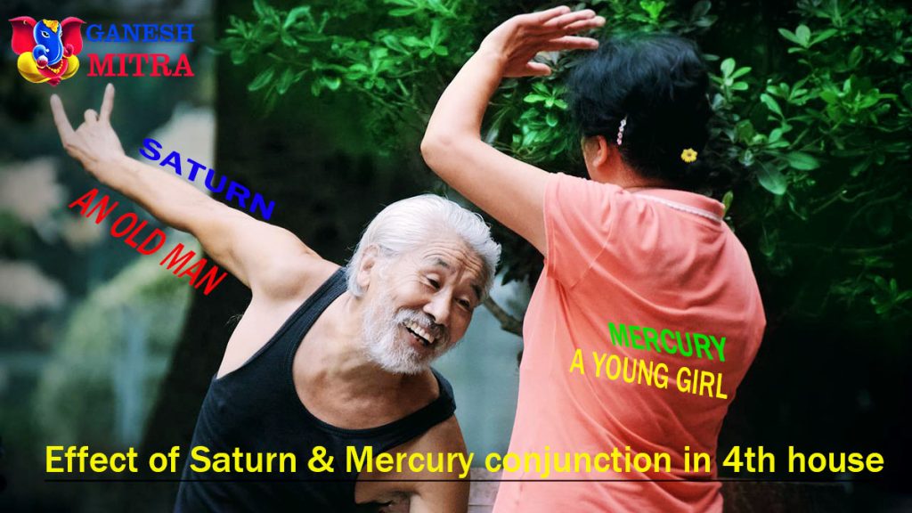 Mercury & Saturn in 4th house
